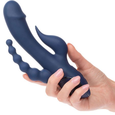 Calexotics blauwe drievoudige vibrator voor intieme wellness – foto 1