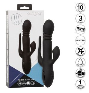 Calexotics Euphoria Dreifach-Vibrator schwarz – Bild 2