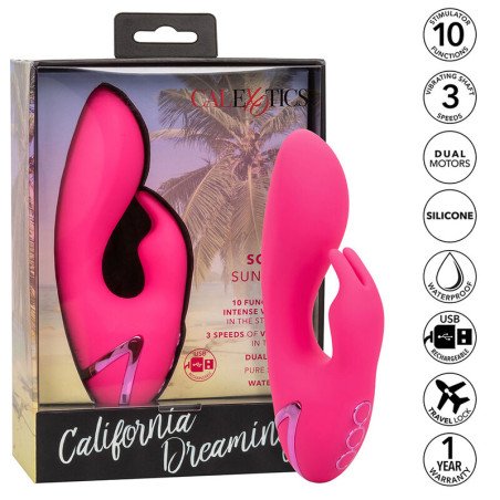 Calexotics konijnvibrator voor volwassenen in fuchsia, 3,75 cm – foto 2