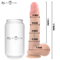 Gary S realistische siliconen dildo met testikels en zuignap 17,8 cm – foto 5