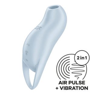 Satisfyer Pocket Pro 1 Klitorisstimulator hellblau – Bild 1