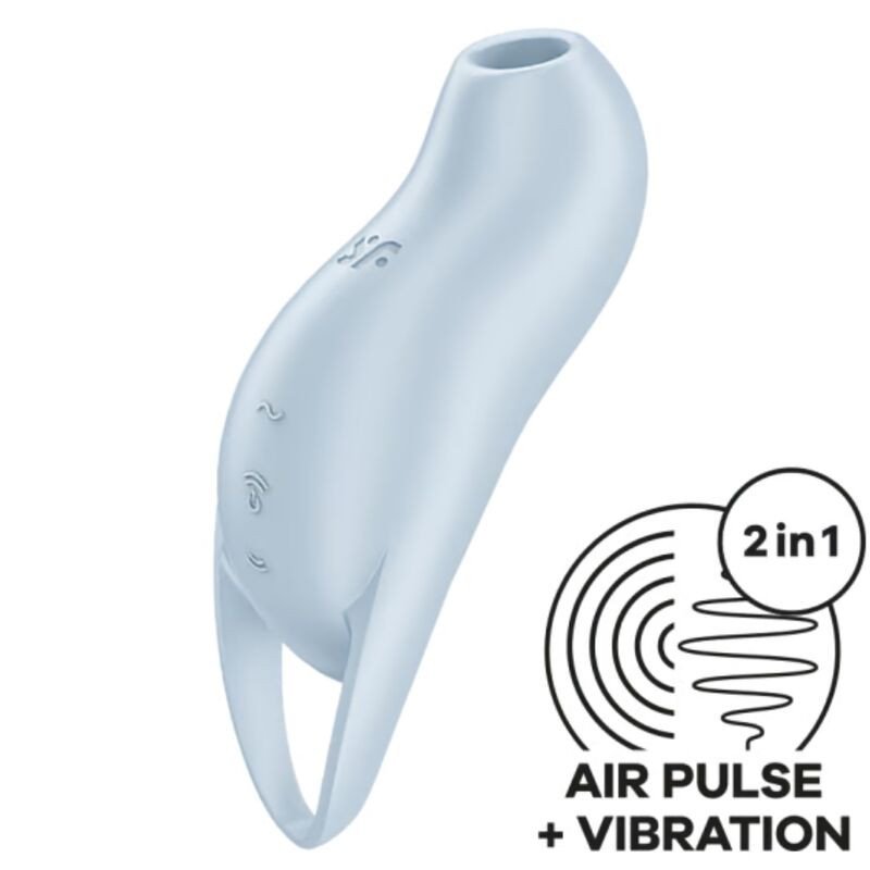 Satisfyer Pocket Pro 1 Klitorisstimulator hellblau – Bild 1