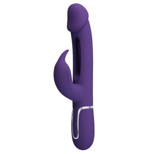 Pretty Love Kampas 3-in-1 rabbitvibrator met violette tong – foto 2