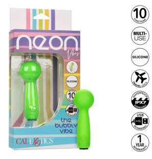 CALEXOTICS Neon Vibes Bubbly Vibe Mini Massager with 10 vibrations – image 2