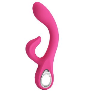 Pretty Love Fritz Rabbit-Vibrator mit 12 Vibrationsmodi in Rosa – Bild 1