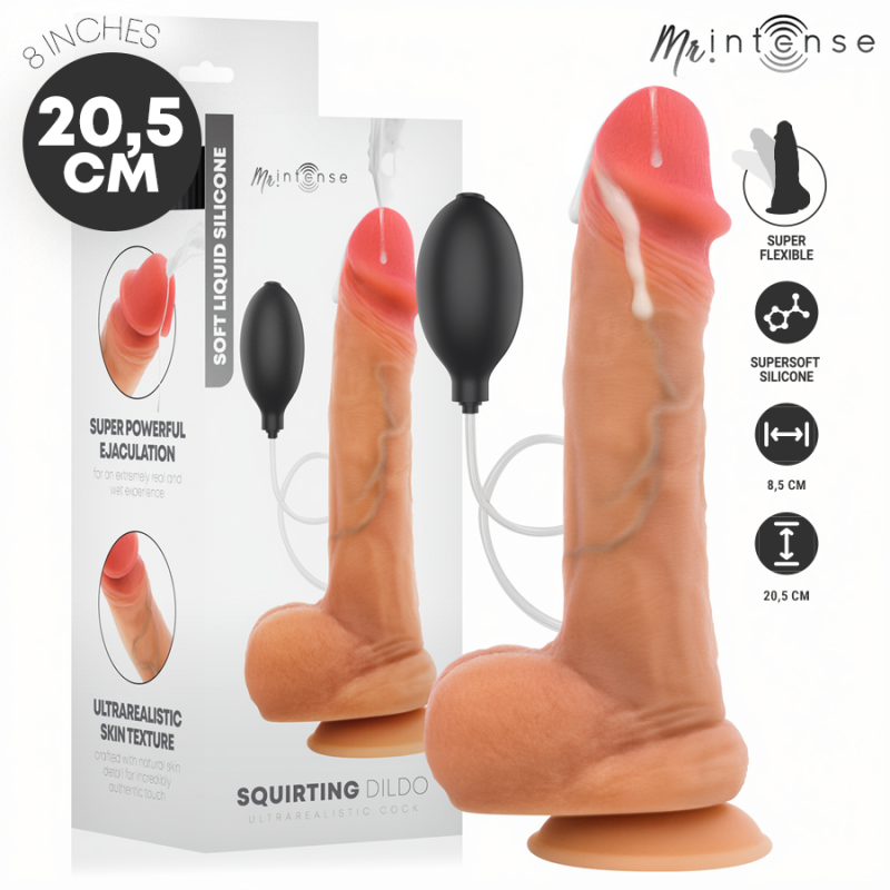 MR. INTENSE Danny gode réaliste en silicone avec éjaculation 20,5 cm – photo 1