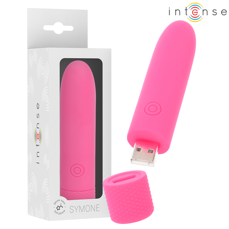 Symone Rechargeable Vibrating Ball with 8 Vibration Settings, Pink, 10 x 2,2 cm – image 1