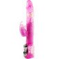BAILE roterende rabbit vibrator met op-en-neegbeweging, roze, 18,5 cm – foto 1 BAILE roterende rabbit vibrator met op-en-neegbeweging, roze, 18,5 cm – foto 1
