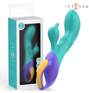 Intense Fred Rabbit-Vibrator in Blau für gezielte Stimulation – Bild 1