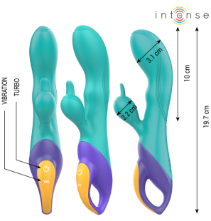 Intense Fred blauwe rabbitvibrator voor gerichte stimulatie – foto 2