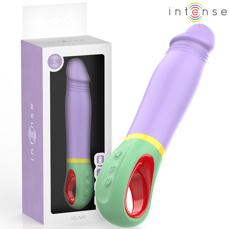 Vibromasseur classique Intense Velma violet – photo 1