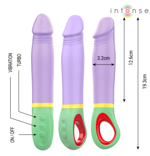 Vibromasseur classique Intense Velma violet – photo 2