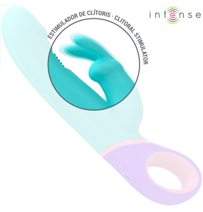 Intense Mónica Rabbit-Vibrator mit rotierendem G-Punkt-Stimulator, blau – Bild 3