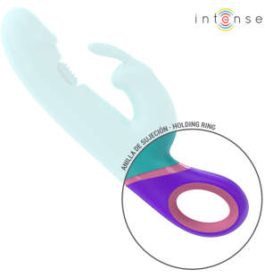 Intense Mónica Rabbit-Vibrator mit rotierendem G-Punkt-Stimulator, blau – Bild 5