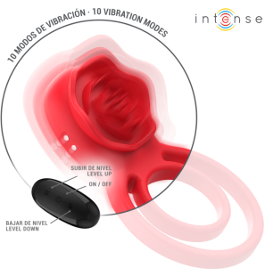 Stimulateur Intense Gail avec 10 vibrations et télécommande, rose – photo 2