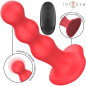Vibromasseur Cody avec ventouse et télécommande rouge – photo 1