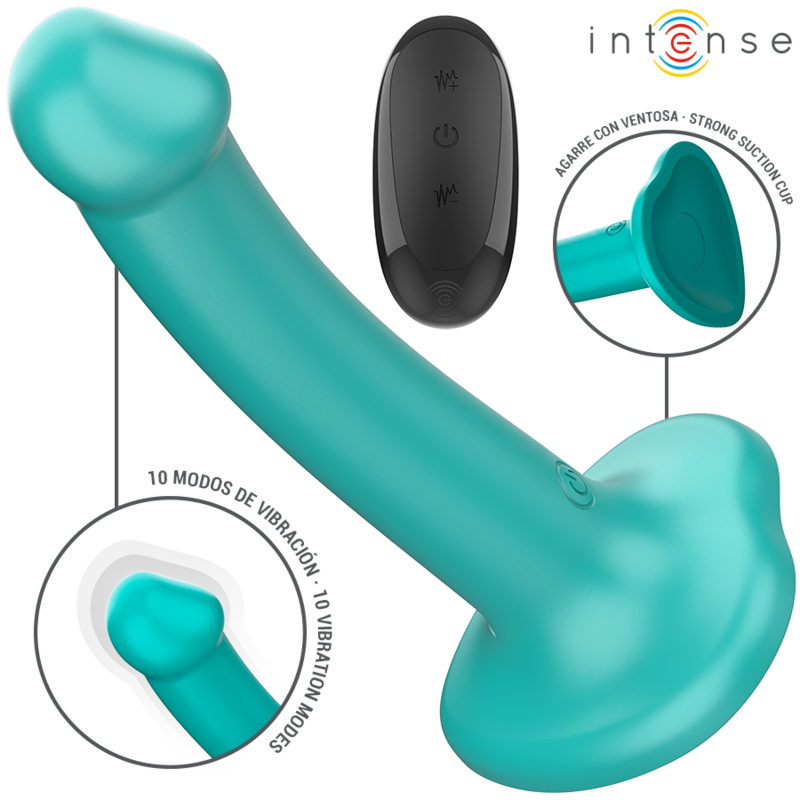 Intense Katie vibrator with suction cup, 10 vibrations and remote control – image 1