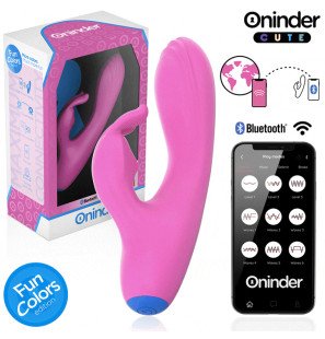 App-gestuurde vibrator voor g-spot en clitoris Love Bunny – foto 2