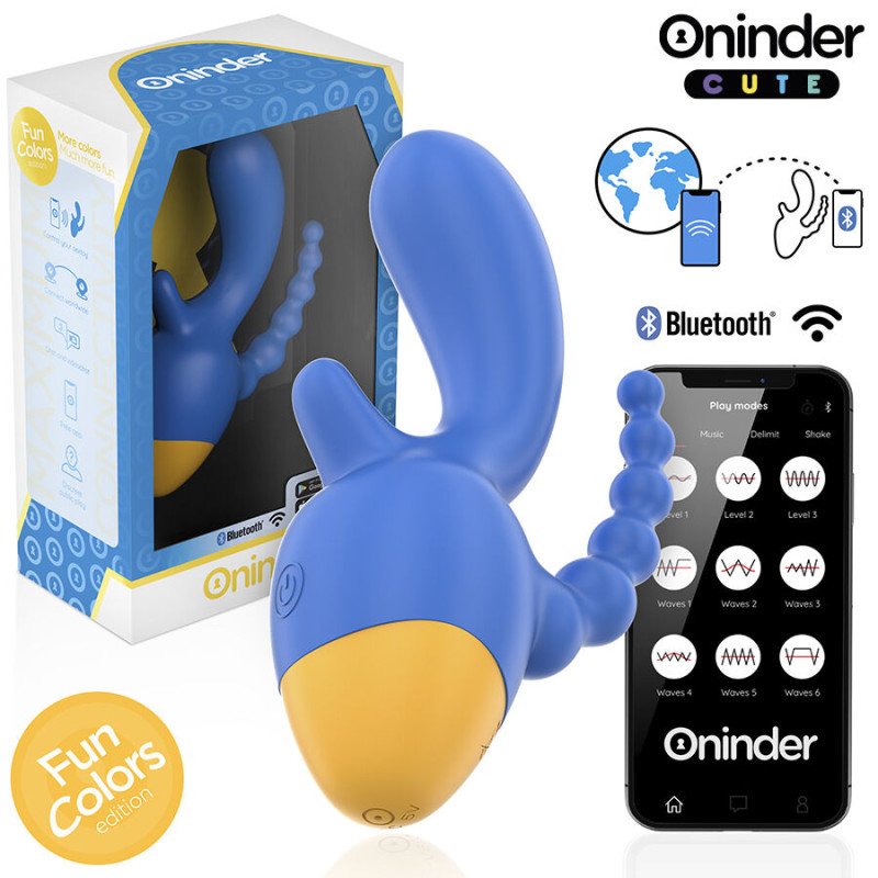 ONINDER CUTE app-controlled vibrator, 13 cm – image 1 ONINDER CUTE app-controlled vibrator, 13 cm – image 1