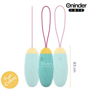 ONINDER CUTE vibrierendes Ei mit rotierenden Silikon-Edelsteinen und App – Bild 4