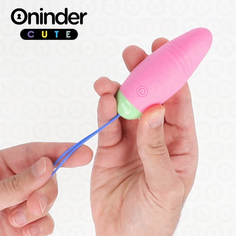 Oninder Cute vibrerend en roterend siliconen ei – foto 1