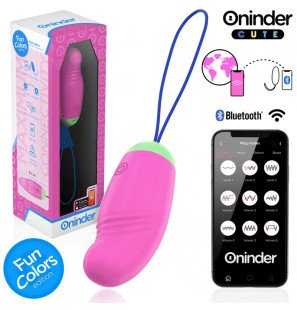 Œuf en silicone vibrant et rotatif Oninder Cute – photo 2