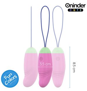 Oninder Cute Vibrating and Rotating Silicone Egg – image 4