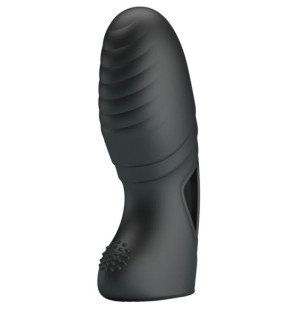 Pretty Love Alan vibromasseur à doigt noir en silicone – photo 2