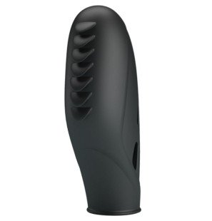 Pretty Love Gilo, vibromasseur pour doigt en silicone noir – photo 2