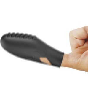 Pretty Love Gilo schwarzer Silikon-Fingervibrator – Bild 3