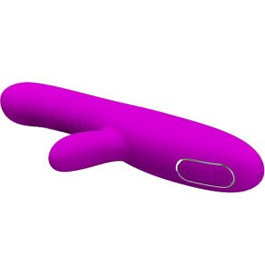 Pretty Love Angelique multifunctional vibrator with purple clitoral stimulator – image 2