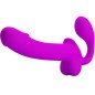 Purple Double Strap-On Stimulator by Pretty Love – image 1