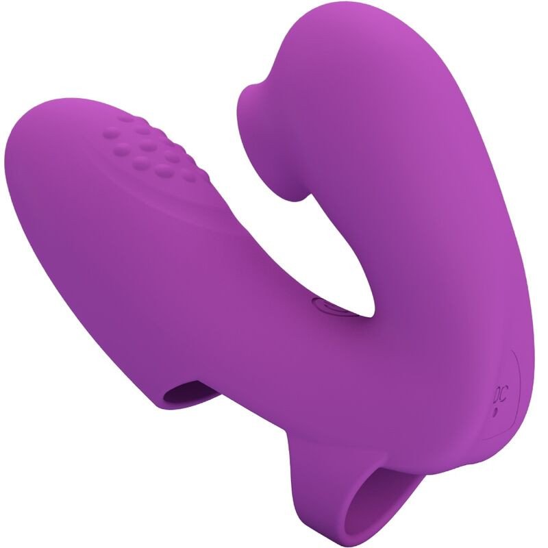 FUN TOYS Athena lila Finger-Vibrator mit Klitorisstimulator – Bild 1