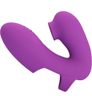 FUN TOYS Athena paarse vingervibrator met clitorisstimulator