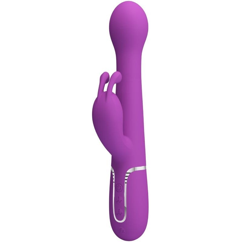 Pretty Love Dejon 3-in-1 Multifunctional Rabbit Vibrator, Purple – image 1