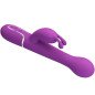 Pretty Love Dejon 3-in-1 Multifunctional Rabbit Vibrator, Purple – image 4