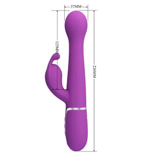 Pretty Love Dejon 3-in-1 multifunktionaler Rabbit-Vibrator lila – Bild 5