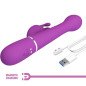 Pretty Love Dejon 3-in-1 Multifunctional Rabbit Vibrator, Purple – image 7