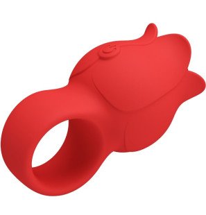Pretty Love Jae Rose Fingervibrator mit 10 Vibrationen, rot – Bild 3