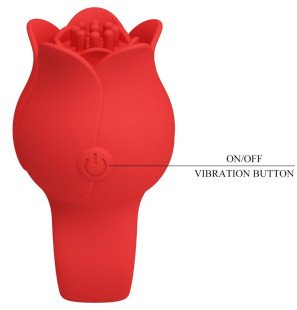 Pretty Love Jae Rose Fingervibrator mit 10 Vibrationen, rot – Bild 7