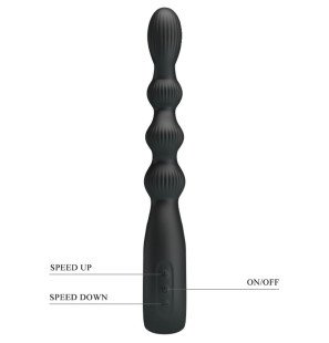 Pretty Love Federer Anal Vibrator with 12 Vibration Settings - Black – image 5