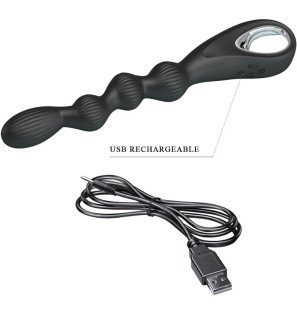Pretty Love Federer Anal Vibrator with 12 Vibration Settings - Black – image 6