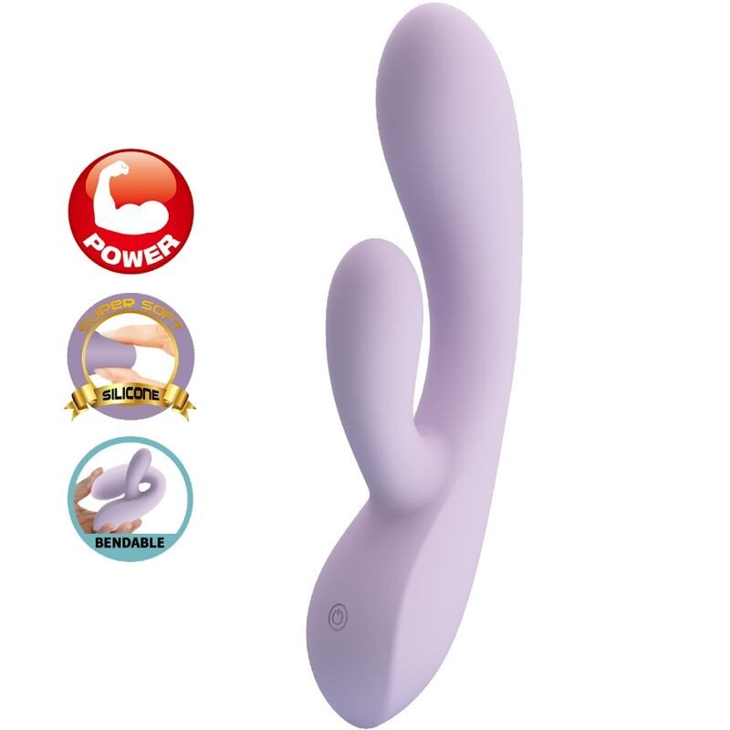 Pretty Love Rosolyn, vibromasseur rabbit violet avec 10 vibrations – photo 1