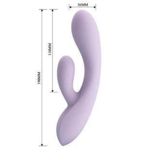 Pretty Love Rosolyn, vibromasseur rabbit violet avec 10 vibrations – photo 6
