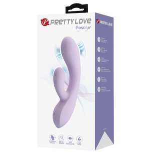 Pretty Love Rosolyn, vibromasseur rabbit violet avec 10 vibrations – photo 8