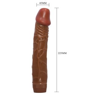 BAILE realistic vibrating dildo 22,5 cm – image 4