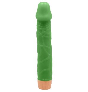 BAILE realistyczny wibrator 22,5 cm, zielony – zdjęcie 1