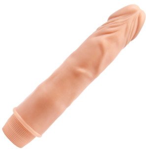 BAILE realistyczny wibrator 21 cm w naturalnym wydaniu – zdjęcie 2