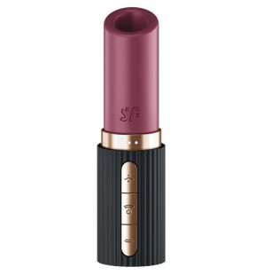 Satisfyer Deep Kiss klitoraler Stimulator mit Wellenform in Granat und Schwarz – Bild 2