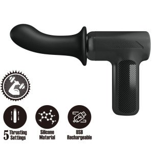 Pretty Love DJ Doctor massager met 5 instellingen in zwart